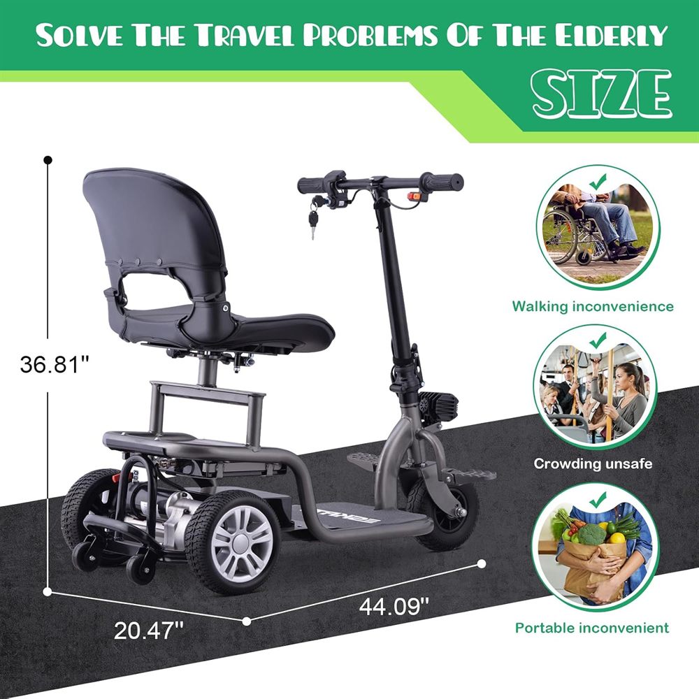 3-wheel scooter deck with ample legroom