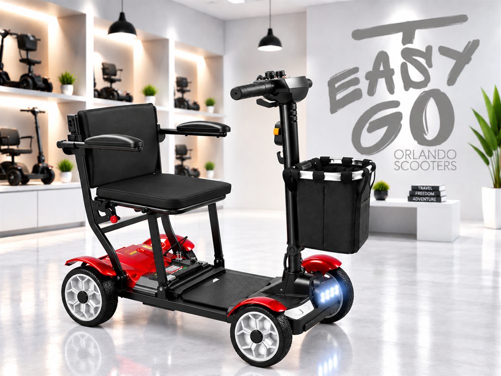 Mobility Scooter Compact Long Range Lightweight ECV
