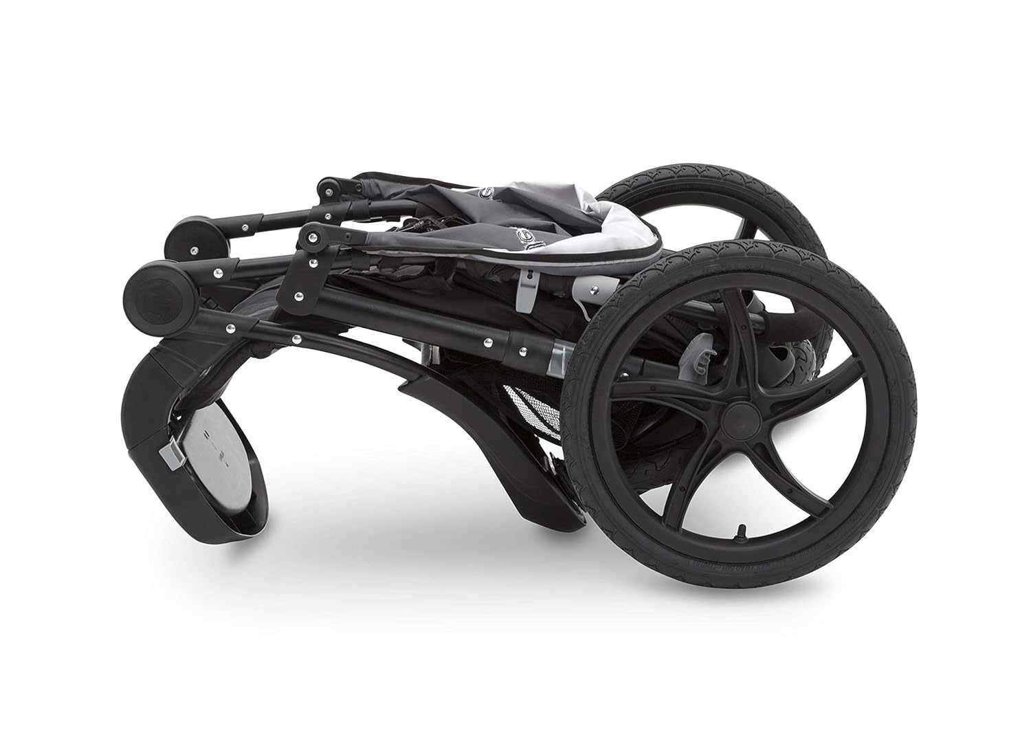 Single stroller folded down