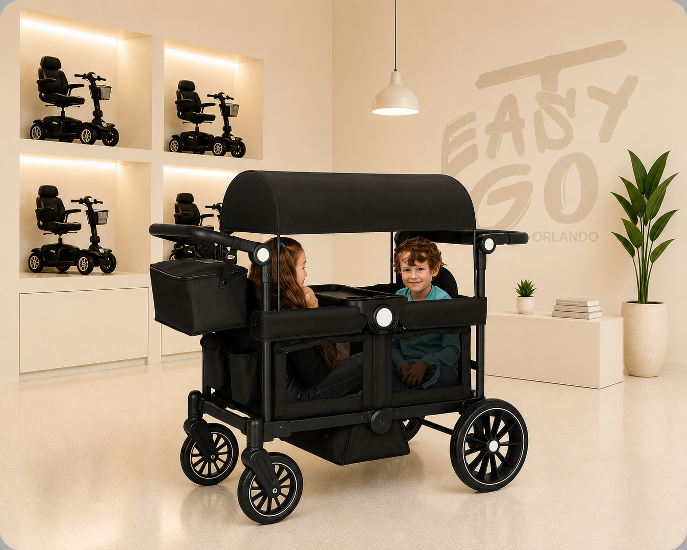 Wagon Stroller for 2 Kids