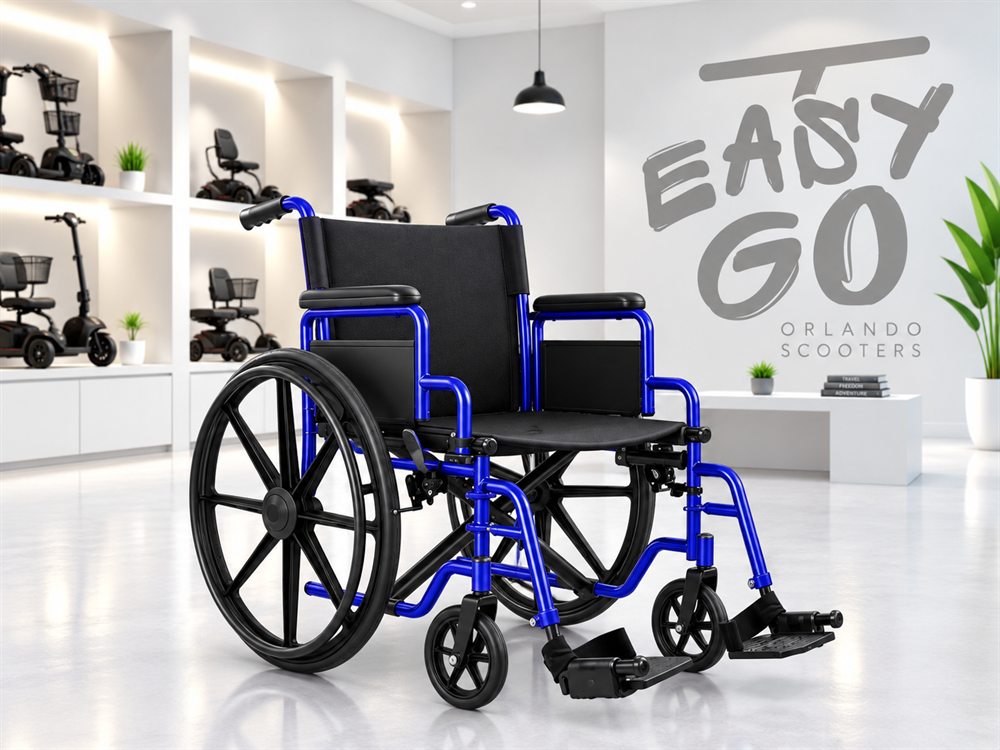 Lightweight manual wheelchair, folded